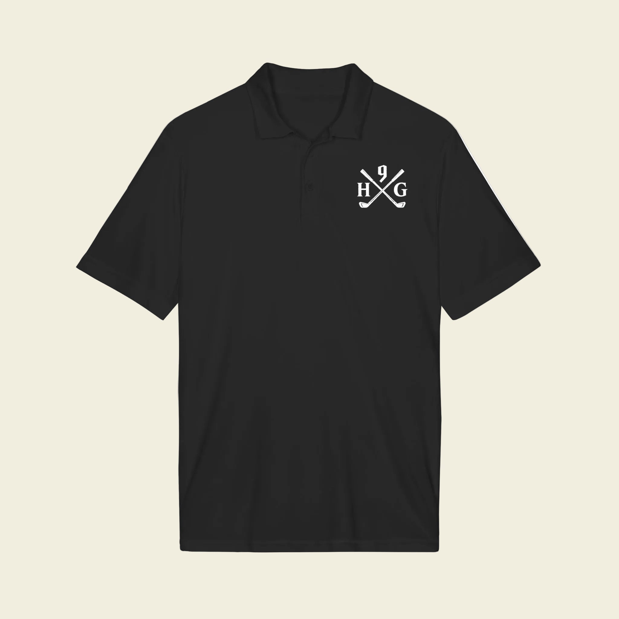 H9 Golf Polo (White Logo)