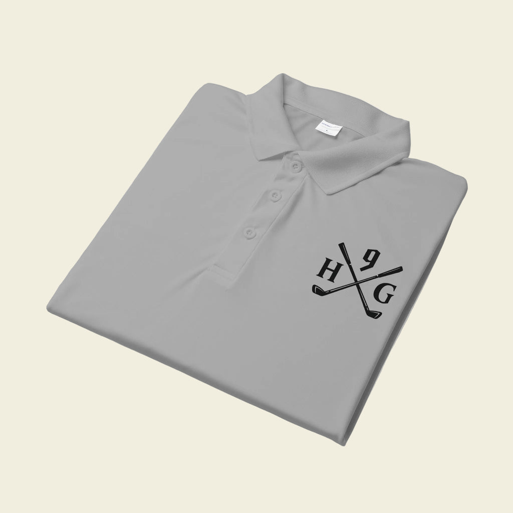 H9 Golf Polo (Black Logo)
