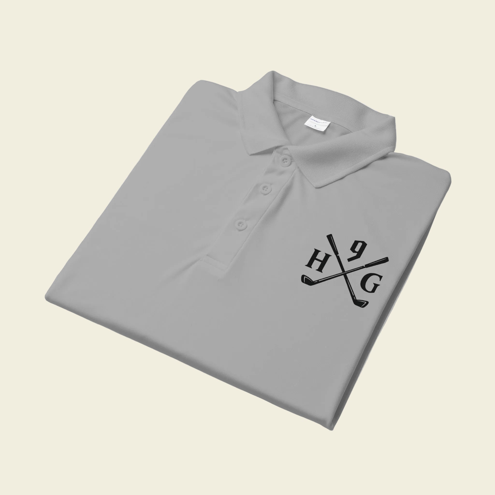 H9 Golf Polo (Black Logo)