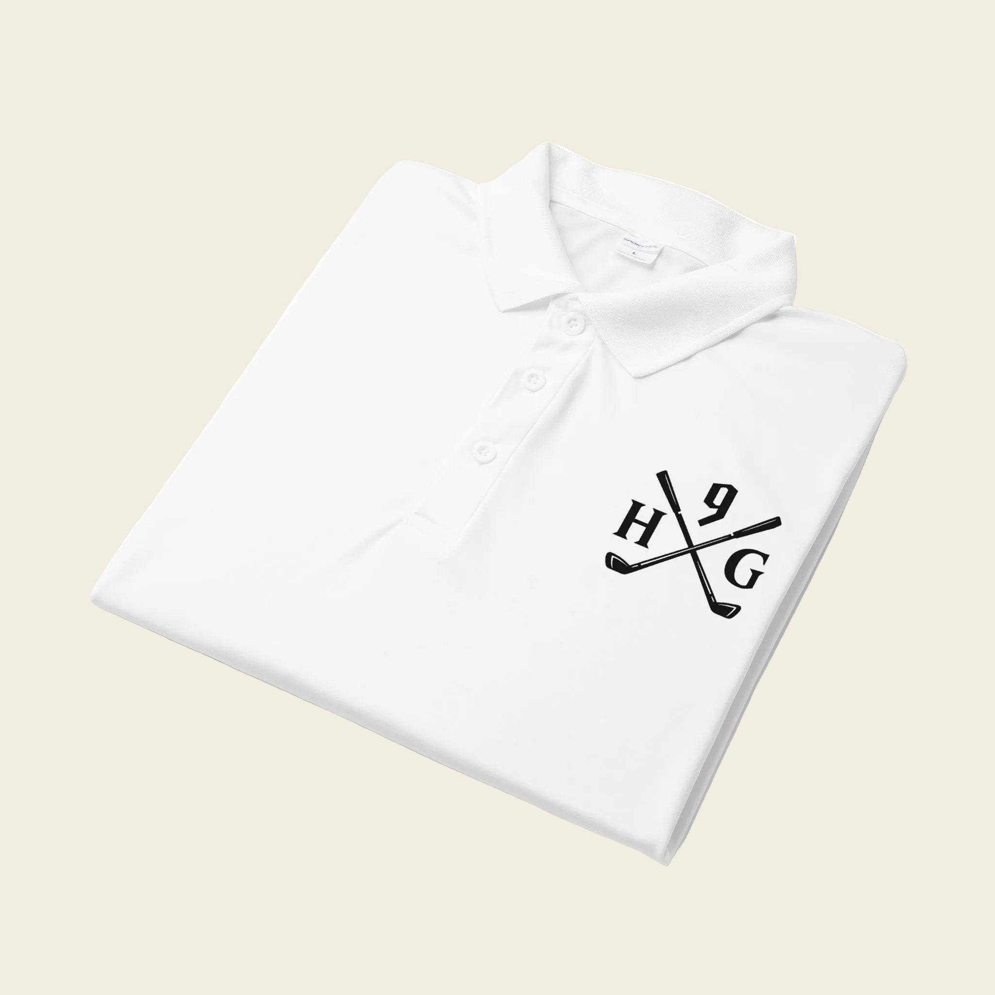 H9 Golf Polo (Black Logo)